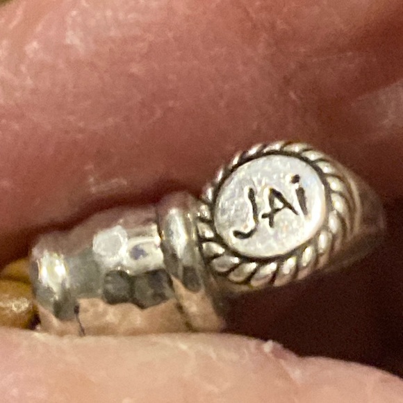 JAI leather and sterling silver heart and paws bracelet - Picture 4 of 10